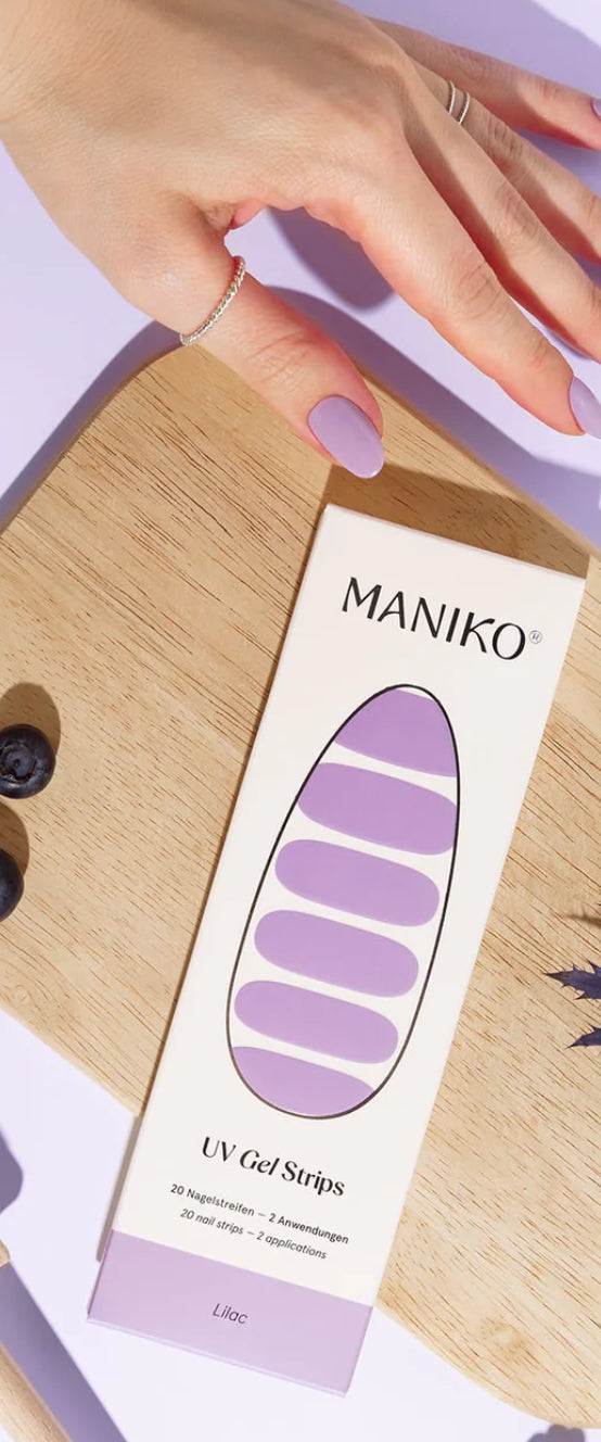 MANIKO UV Gel Strips – Ongles effet gel longue tenue – Coloris variés – Neuf