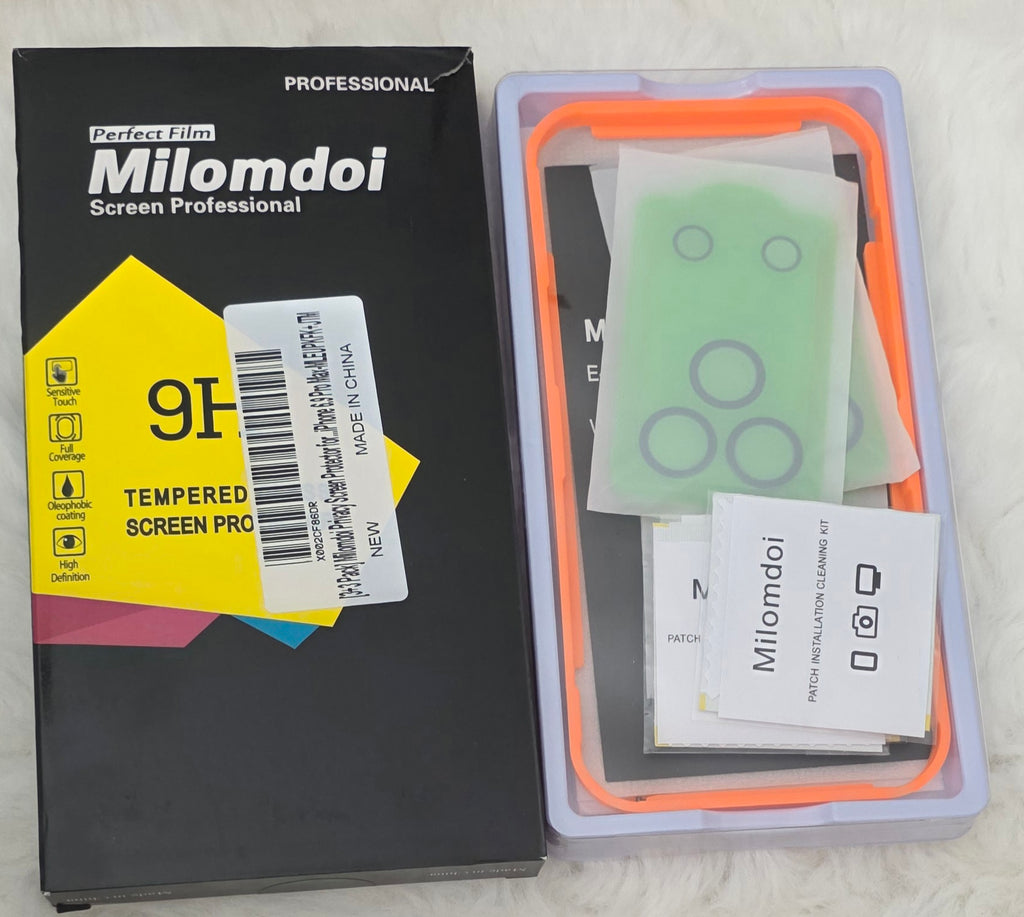 Pack 3 verres trempés iPhone 17 Pro Max anti espion + caméra – Compatible 16 Pro Max