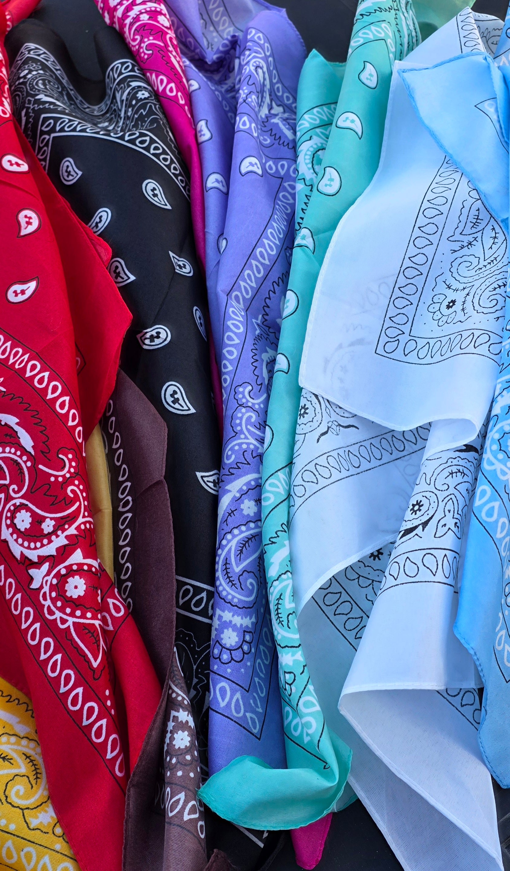 Bandanas Tendance – 20 Coloris