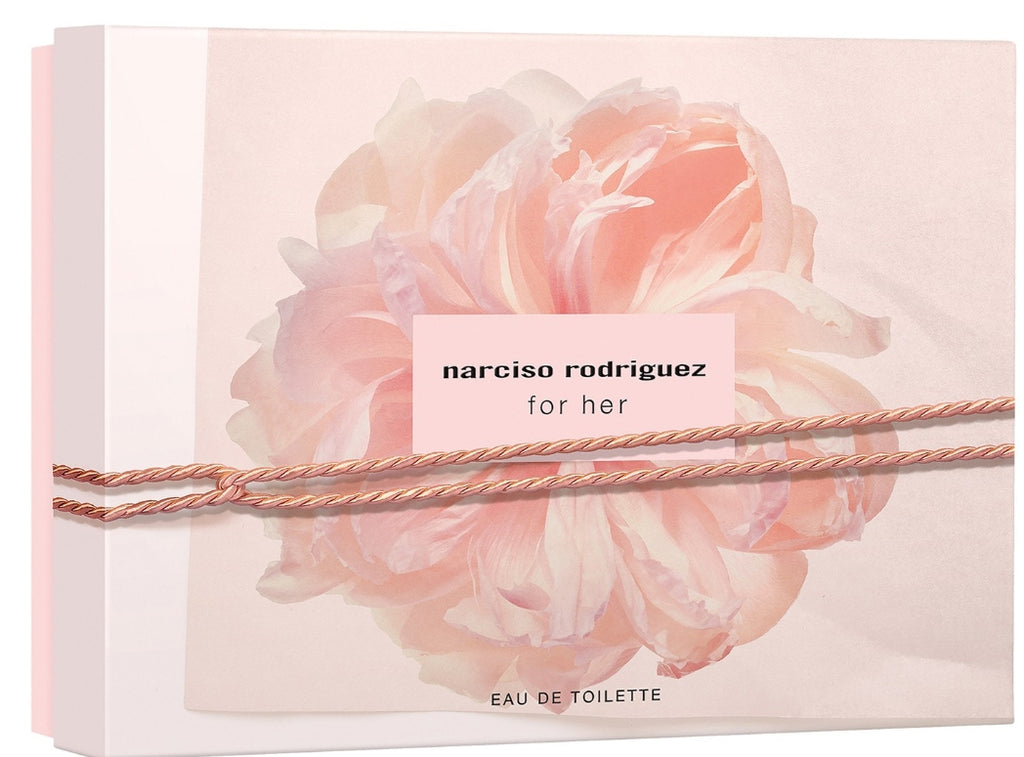Coffret Narciso Rodriguez For Her Femme – Eau de Toilette 100 ml + Miniature 10 ml + Lait Corps 50 ml