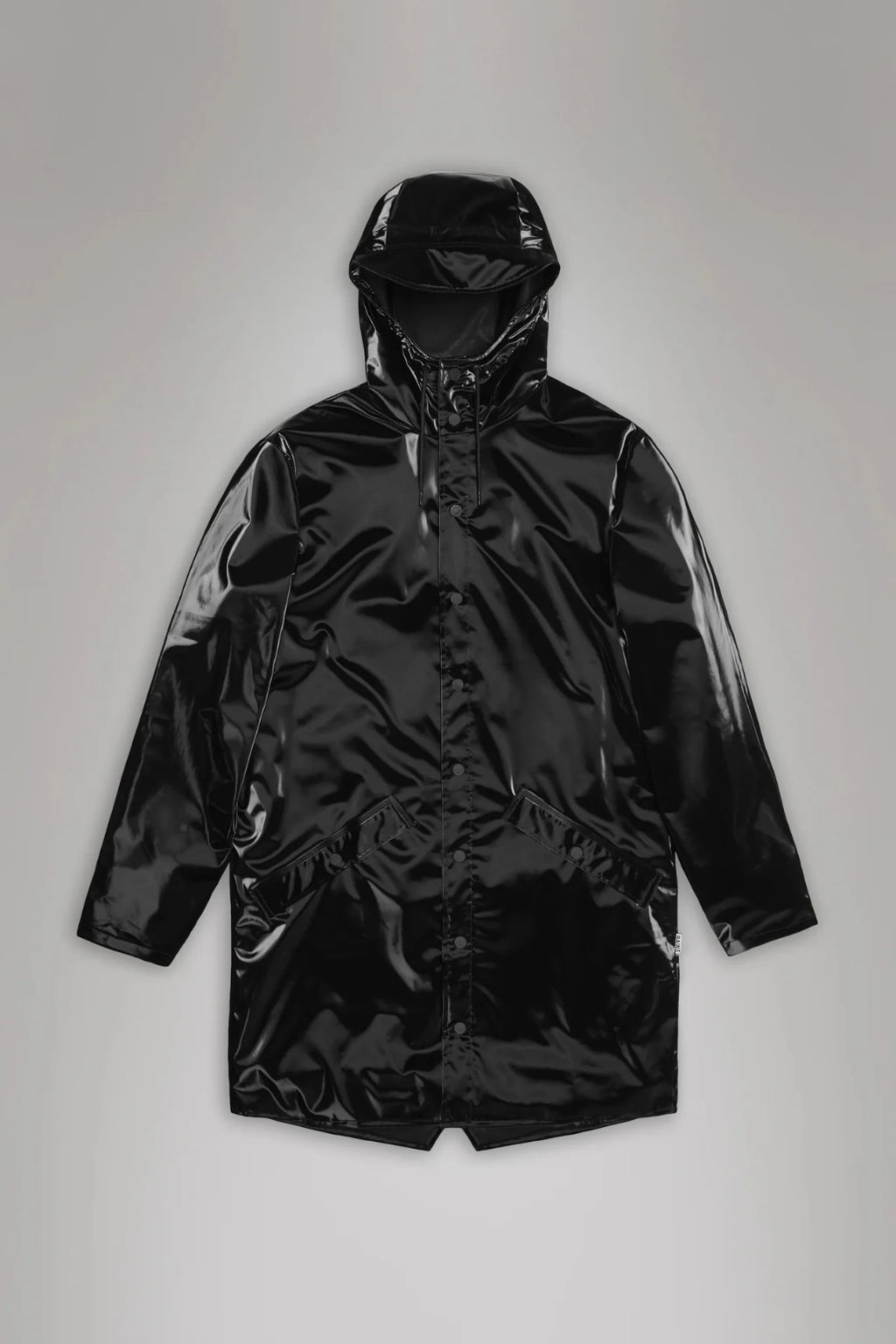 Veste Imperméable RAINS Long Jacket Glossy Noir – Taille M –