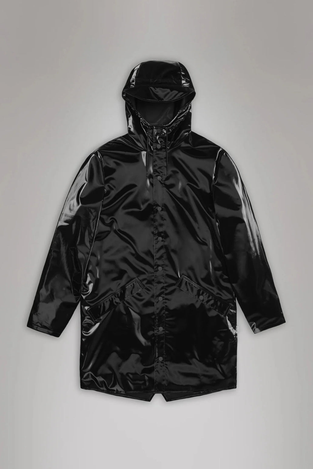 Veste Imperméable RAINS Long Jacket Glossy Noir – Taille M –