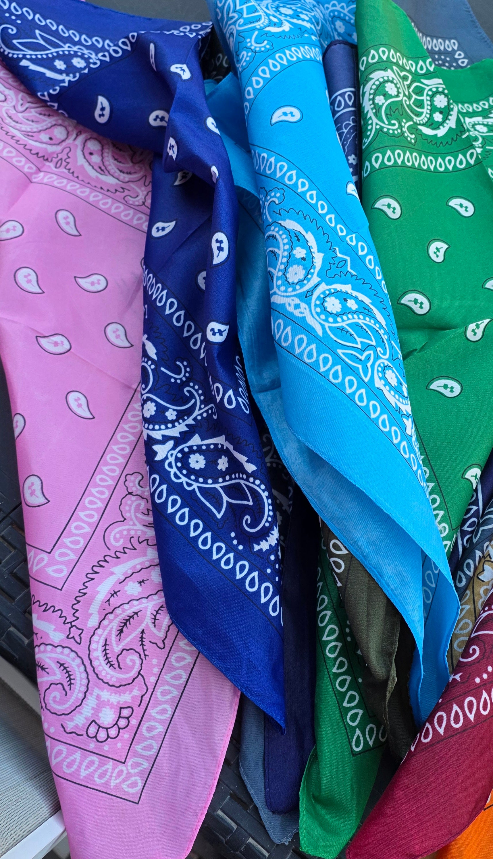 Bandanas Tendance – 20 Coloris