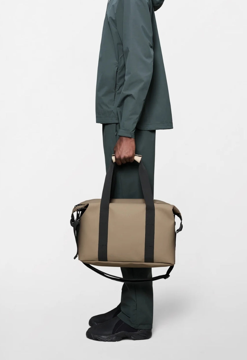 Sac de voyage Rains Hilo Weekend Bag Small – Sac imperméable unisexe 18L Beige