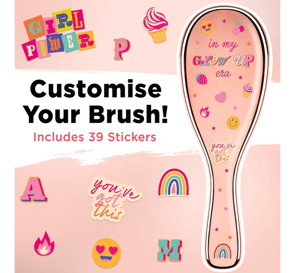 Coffret Accessoires de Coiffure Lily England – Kit Brosse et Peignes Rose Gold pour Fille & Ado