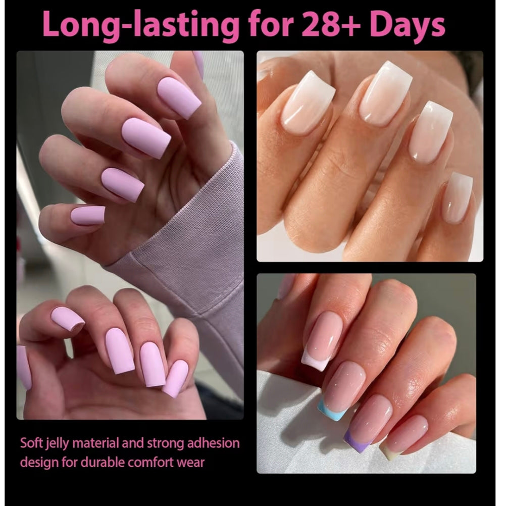 Capsules Gel X Transparentes Formes différentes disponibles – Faux Ongles Professionnels