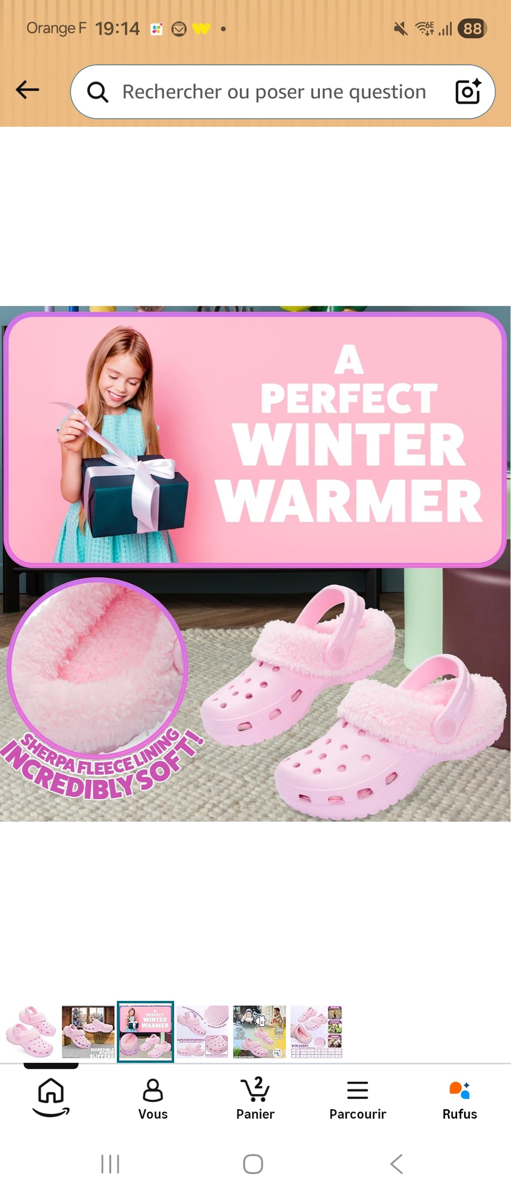 Sabots Enfant Doublés Polaire – Ultra Confort & Pieds Bien Au Chaud ❄️👣