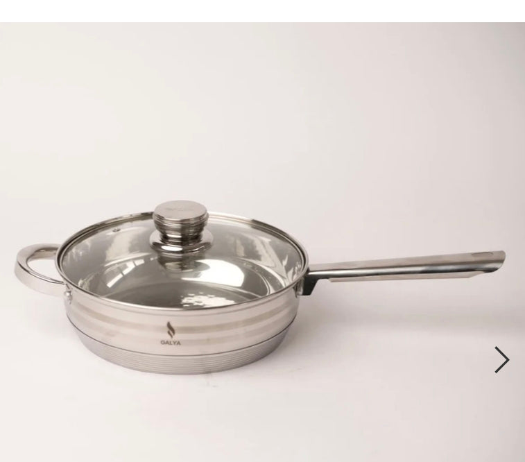 Batterie de Cuisine Herzberg 12 Pièces en Acier Inoxydable – Élégance & Durabilité