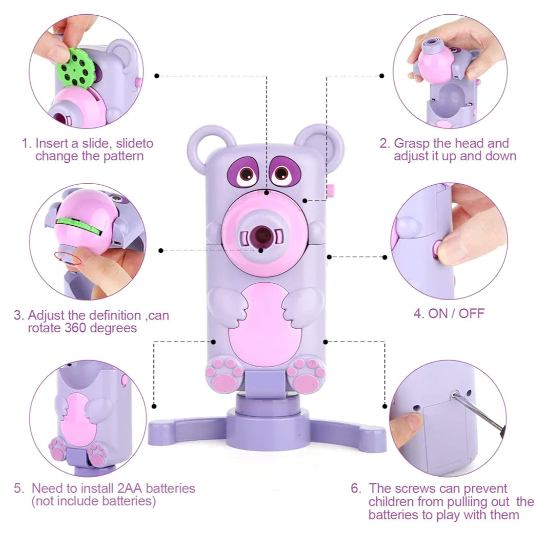 Mini Projecteur Dessin Enfant 3-en-1